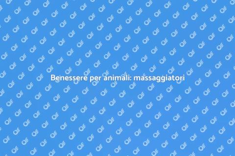 Massaggiatore per animali pelosi