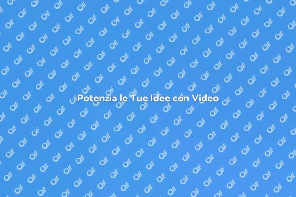 Trasforma le Tue Idee in Video