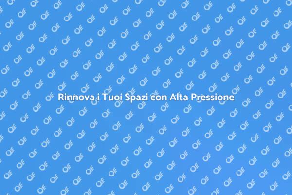 Pulizia Efficace per Esterni