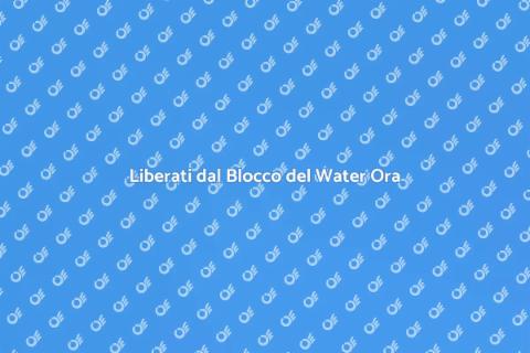 Risolvere il Blocco del Water Facile