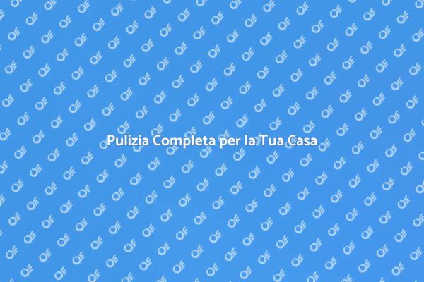Servizio di Pulizia per Ambienti Sani