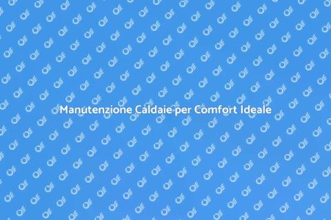 Assistenza e Revisione Caldaie Efficiente