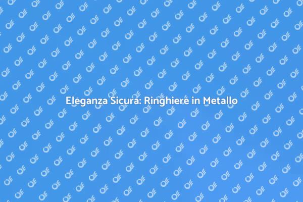 Ringhiere in Metallo: Stile e Sicurezza