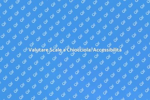 Accessibilità Scale a Chiocciola