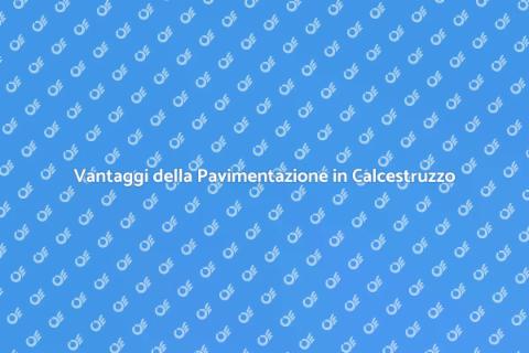 Pavimentazione in Calcestruzzo Esterni