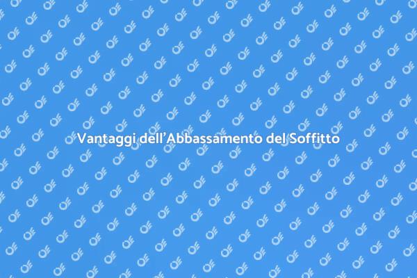 Ristrutturazione: Abbassare il Soffitto