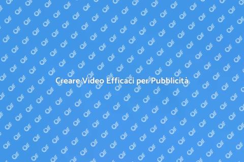 Video per Settore Pubblicitario