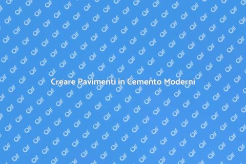 Pavimenti in Cemento Architettonico