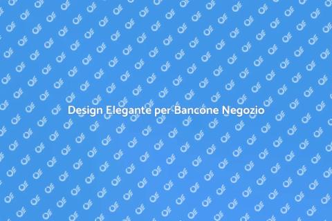 Bancone per Negozio con Design Elegante