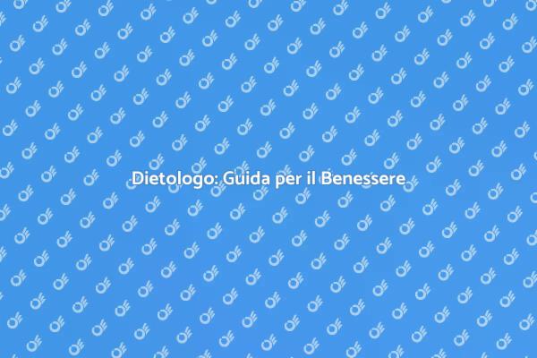Perché Consultare un Dietologo?