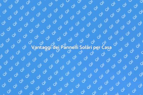 Predisposizione Pannelli Solari Casa