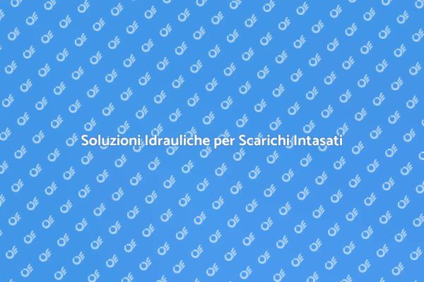 Sturare Scarico: Manutenzione Necessaria