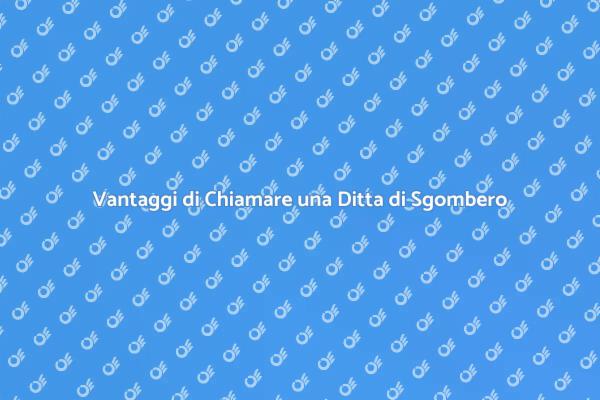 Guida alla Scelta di una Ditta di Sgombero