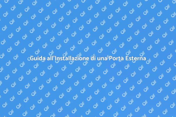 Come Scegliere una Porta Esterna