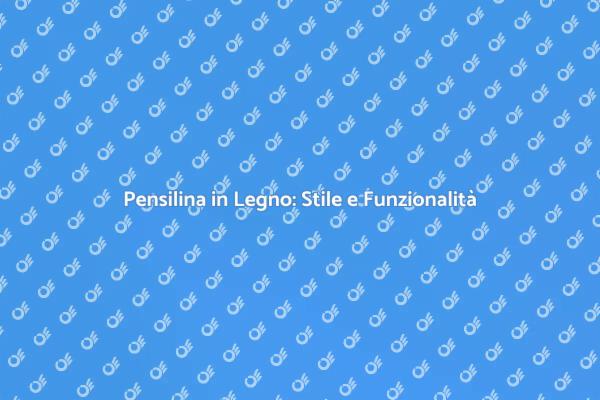 La Soluzione Ideale: Pensilina per Garage