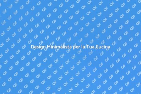 Cucina Su Misura Minimalista