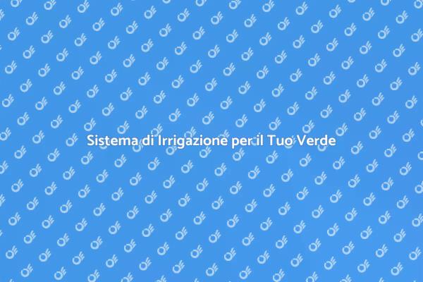 Trasforma il Tuo Giardino con Irrigazione