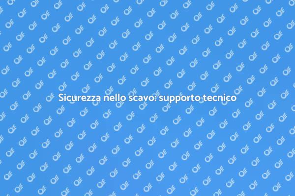 L'importanza del supporto tecnico negli scavi