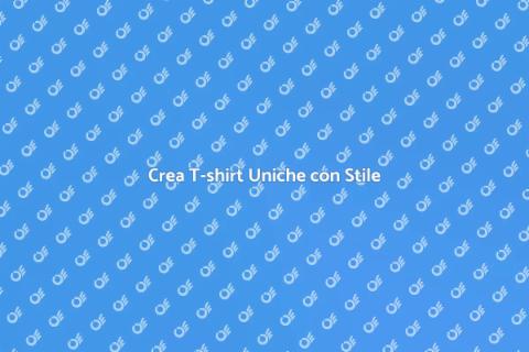 Stampa T-shirt: Esprimi la Creatività