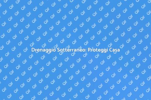 Installazione Condotto Drenaggio