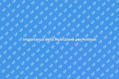 Nutrizione Animali Domestici Essenziale