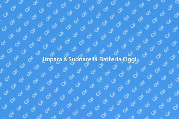 Batteria: Il Tuo Viaggio Musicale Inizia Qui