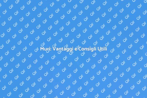 Costruire un Muro: Tutto Quello che Devi Sapere
