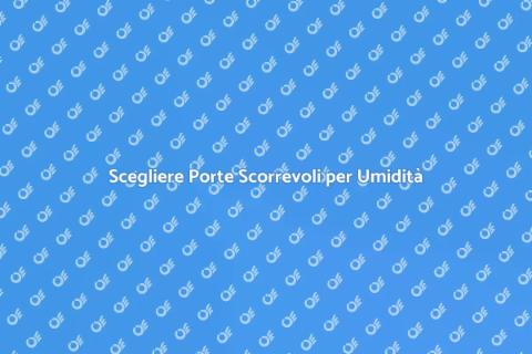 Porta Scorrevole per Ambienti Umidi