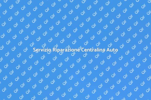 Centralina Elettronica: Riparazione Essenziale