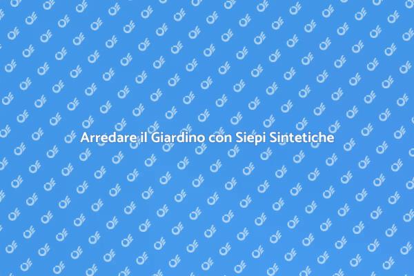 La Rivoluzione delle Siepi Artificiali
