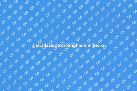Ringhiere in Ferro: Eleganza e Sicurezza