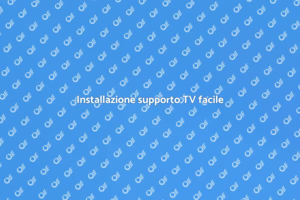 Come montare il supporto per TV