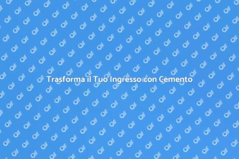 Vialetto in Cemento: Rinnova il Tuo Ingresso