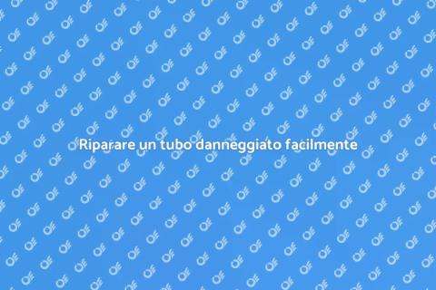 Sostituire tubo danneggiato: guida