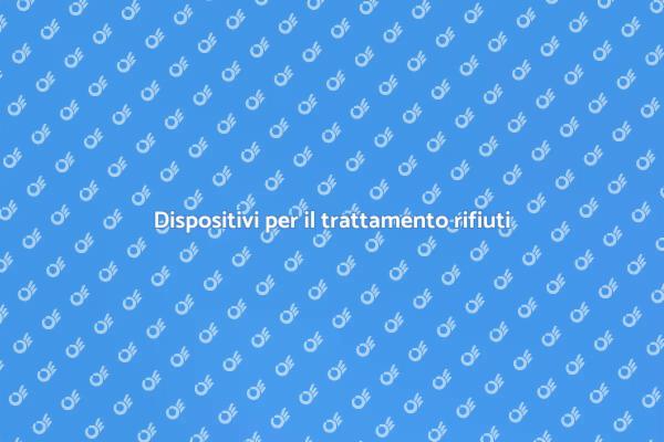 Trattamento rifiuti per una casa eco
