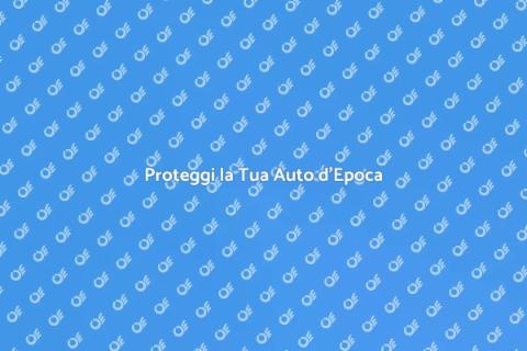 Polizza Assicurativa per Auto d'Epoca