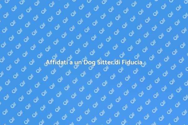Scopri i Vantaggi di un Dog Sitter