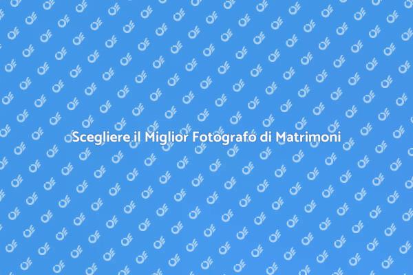 Cattura Ogni Momento del Tuo Matrimonio