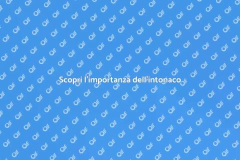 Intonaco di una parete: guida completa