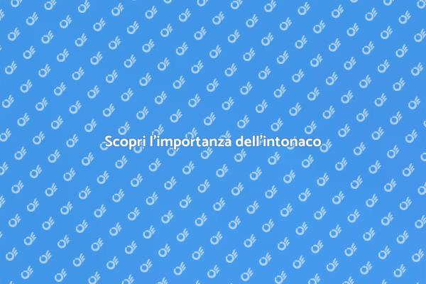 L'intonaco: chiave per spazi perfetti