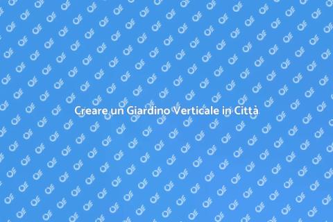Giardino Verticale Autoalimentato