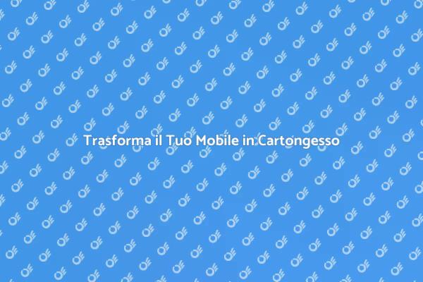 Rinnova il Tuo Mobile in Cartongesso