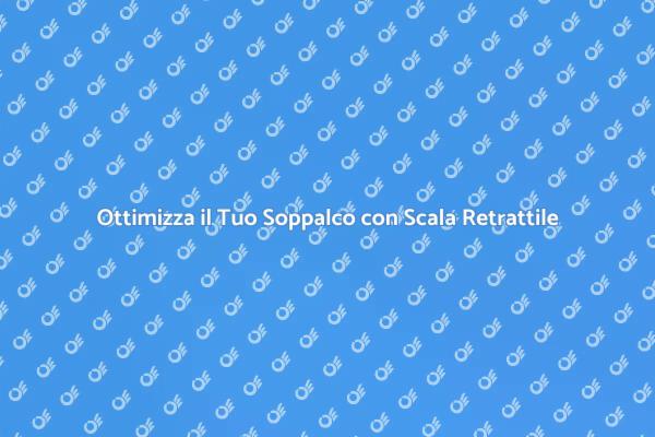 Scala Retrattile: Accesso e Design