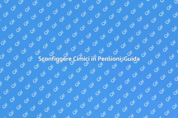 Combattere le Cimici in Pensioni
