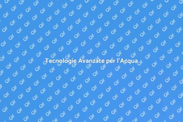 Innovazione nel Monitoraggio dell'Acqua