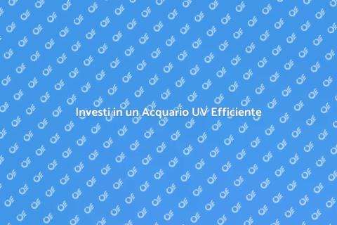Acquario con Disinfezione UV Integrata