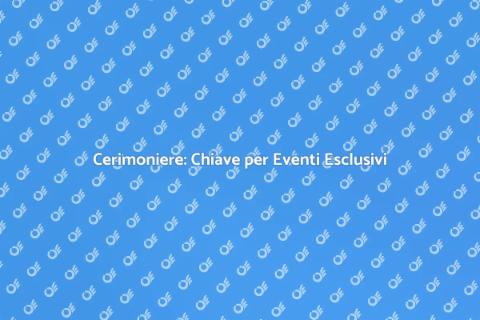 Noleggiare un Cerimoniere per Eventi