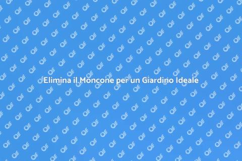 Rimozione Moncone: Giardino Perfetto