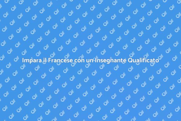Impara il Francese Facile e Veloce