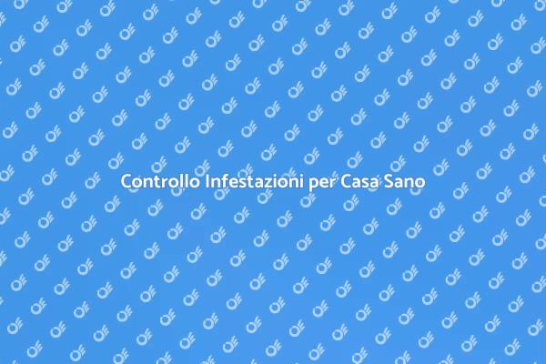 Ispezione Cruciale per Disinfestazione